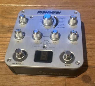 Fishman Aura Spectrum. Unused. DI Guitar Acoustic Imaging pedal.