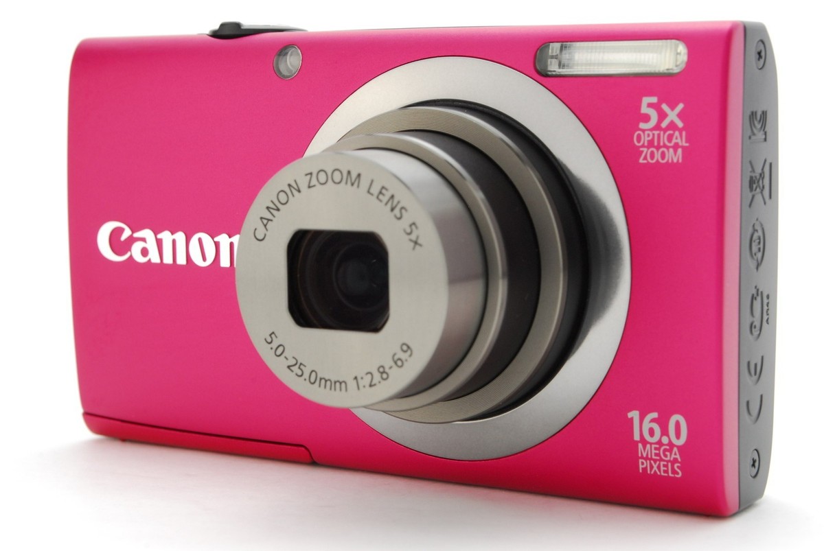 【箱付美品】キャノンCanon PowerShot A2300 ピンク Canon PowerShot A2300 HD Digital Camera 16.0MP 5X Optical Zoom