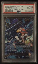 2025 ONE PIECE CARRYING ON HIS WILL SPECIAL ALT ART 028 PORTGAS D. ACE PSA 10