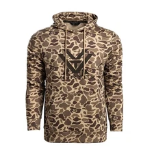VORTEX Men's Core Logo Performance Waterfowl Camo Hoodie (220-56-WCA)