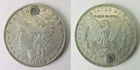 1898 P Morgan Dollar XF Details Holed & Plugged