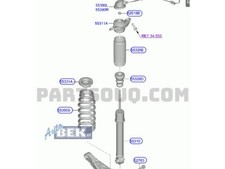 Stoßdämpfer rechts hinten Hyundai Tucson IV NX4A, NX4E 5530N7000 P23418328