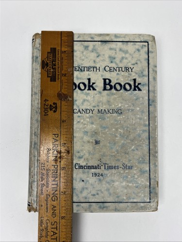 1924 Twentieth Century Cook Book Candy Making Cincinnati Time Star Cookbook Vtg. - Picture 12 of 13
