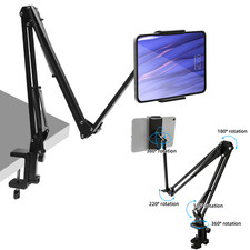 Long Arm Tablet Stand Phone Holder Lazy Bed Desk Mount For iPad iPhone Samsung
