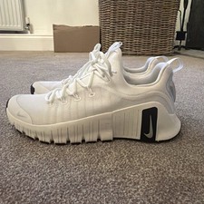 Nike Free Metcon 6 Premium PRM White Metallic Silver Running Gym Various Sizes