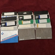 Commodore 64 5.25" Disks LOT Of 12 B3661