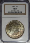 1889 NGC MS64 MORGAN DOLLAR - WG15