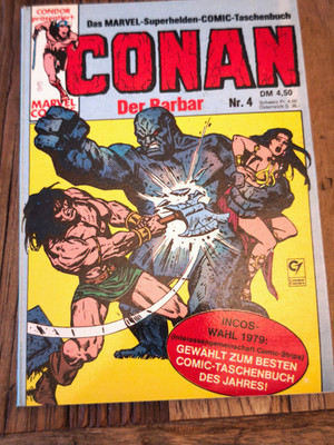 CONAN Der Barbar - Condor Taschenbuch - Marvel Comics - Nr. 4 - 1979
