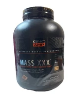 GNC AMP Mass XXX Protein Powder Mass Gainer 6Lbs Chocolate Exp 07/26