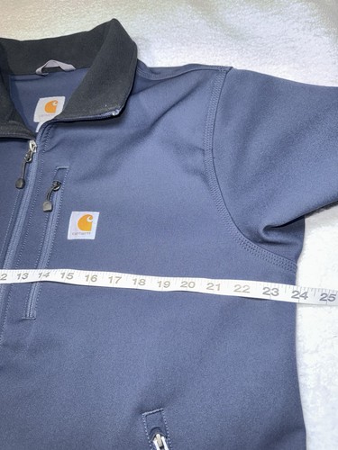 Carhartt Rain Defender Softshelljacke entspannte Passform Herren LARGE marineblau gebraucht, in einwandfreiem Zustand - Bild 6 von 13