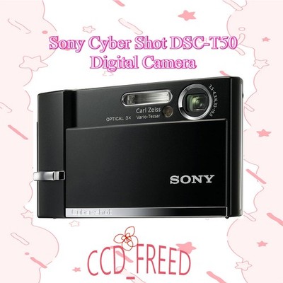 Sony Cyber Shot DSC-T50 Digital Camera 7.2 MP 3x Optical Zoom