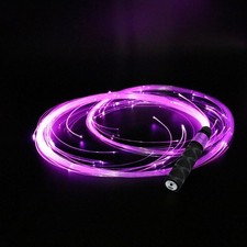 Fiber Optic Whip,Rechargeable LED Whip has 7 Colors 4 Light Modes,Pixel Whip ...