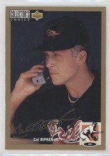 1994 Upper Deck Collector's Choice Gold Foil Signature Cal Ripken Jr HOF 7xr