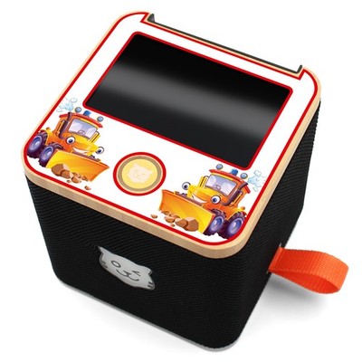 Tigerbox Bagger Design Folie Aufkleber Kinder Schutzfolie Junge Mädchen Y049