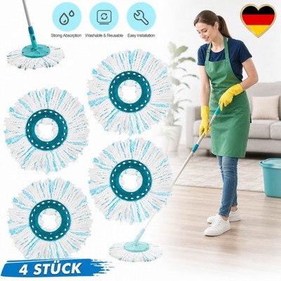 4x Bodenwischer für Leifheit Clean Twist Disc Mop Ergo/Clean Twist Disc Mop NEU