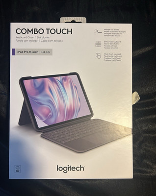 Logitech Combo Touch Keyboard Folio Case for iPad Pro 11'' Trackpad Stand Gray