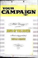 Song of the South British Pressbook 1946 Ruth Warrick, Lucile Watson, ultra rare