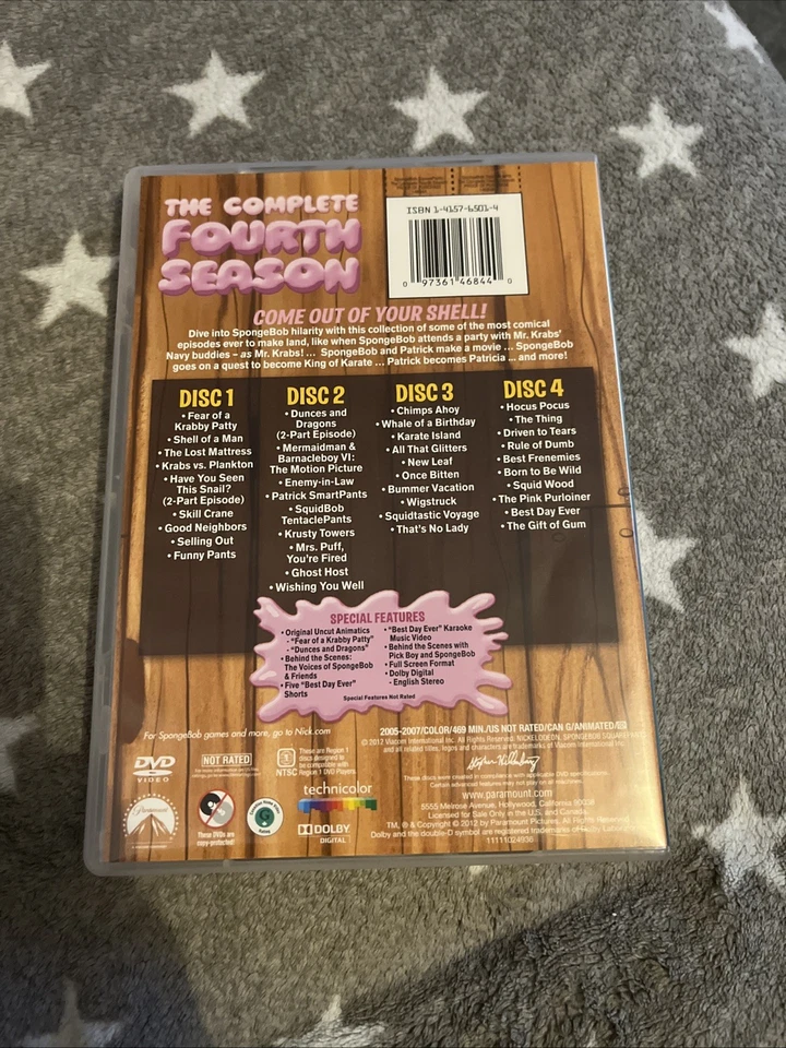 Spongebob SquarePants Season 4 DVD - Bild 2 von 2