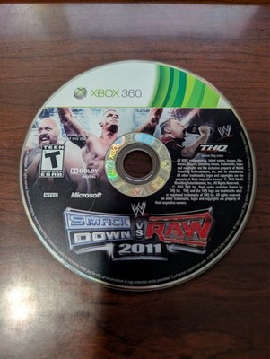 WWE SmackDown vs. Raw 2011 (Xbox 360, 2010) NO TRACKING - DISC ONLY 8130