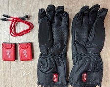 XL Milwaukee M700B-21 Heated Work Glove Liners Kit w/ 2 2.0Ah Batteries