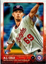 2015 Topps Update #US238 A.J. Cole