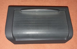 Opel Vectra C Signum Ablage Deckel Mittelkonsole Getränkehalter grau chrom