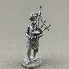 Piper of 92nd Highlanders 1/32, Napoleonic metal soldier, Highly detailed figure