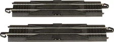 Bachmann Trains - Snap-Fit E-Z TRACK 9” STRAIGHT RERAILER (2/Card) - STEEL ALLOY
