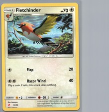 Fletchinder | 13/30 Uncommon | SM Trainer Kit: Lycanroc & Alolan Raichu | NM