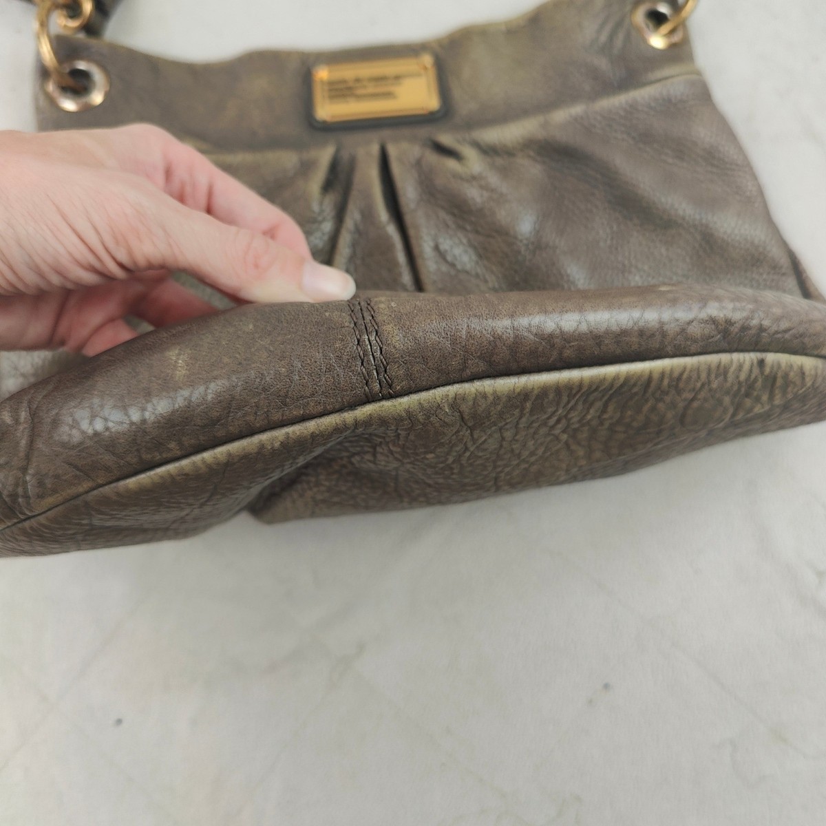 Vintage Y2K Marc by Marc Jacobs Standard Supply Gray Leather