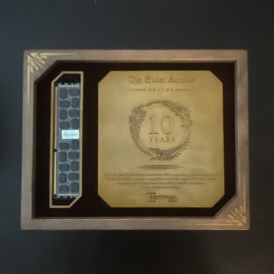 The Elder Scrolls Online 10-Year Anniversary Server Keepsake RARE 