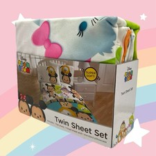 Disney Tsum Tsum sheet set - twin - new In Package With Damage     