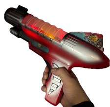 Vintage 2005 Elite Operations Space Blaster Gun - Lights  Sound - Rare Read 