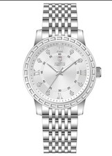 Mpw-0244 Invicta Montress Prestige 45mm Steel White Dial Pc215 Quart