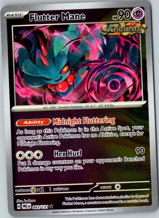 SV: Prismatic Evolutions #043/131 Flutter Mane