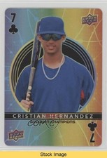 2022 Upper Deck Goodwin Champions Playing Cards Cristian Hernandez READ w1s
