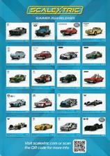 Scalextric 2024 Summer Releases supplement. Page 1 only shown, A4