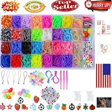 2500 Rubber Band Bracelet Kit for Creative Kids