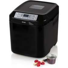 DOMO B3974 Noir Machine à pain automatique 750g à 1kg - 550W - 12 programmes - E