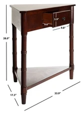 Safavieh GOMEZ CORNER TABLE, Reduced Price 2172772729 AMH5709D