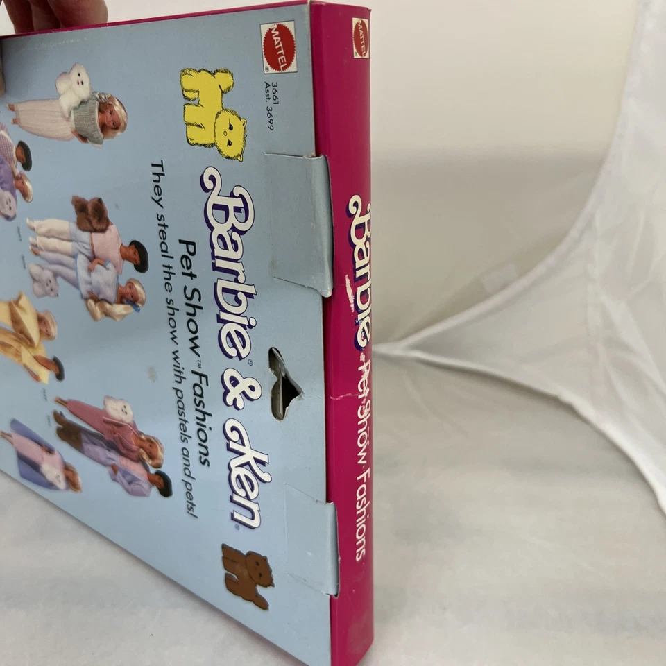 Vintage 1986 Barbie Pet Show Fashion Outfit No 3661 Purple New Old Stock - Image 4 of 4