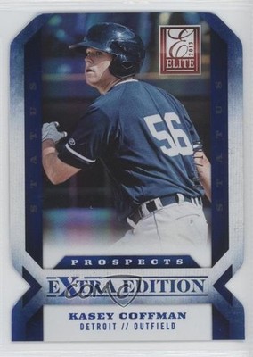 2013 Panini Elite Extra Edition Status Blue Die-Cut 7/100 Kasey Coffman #171 0f8