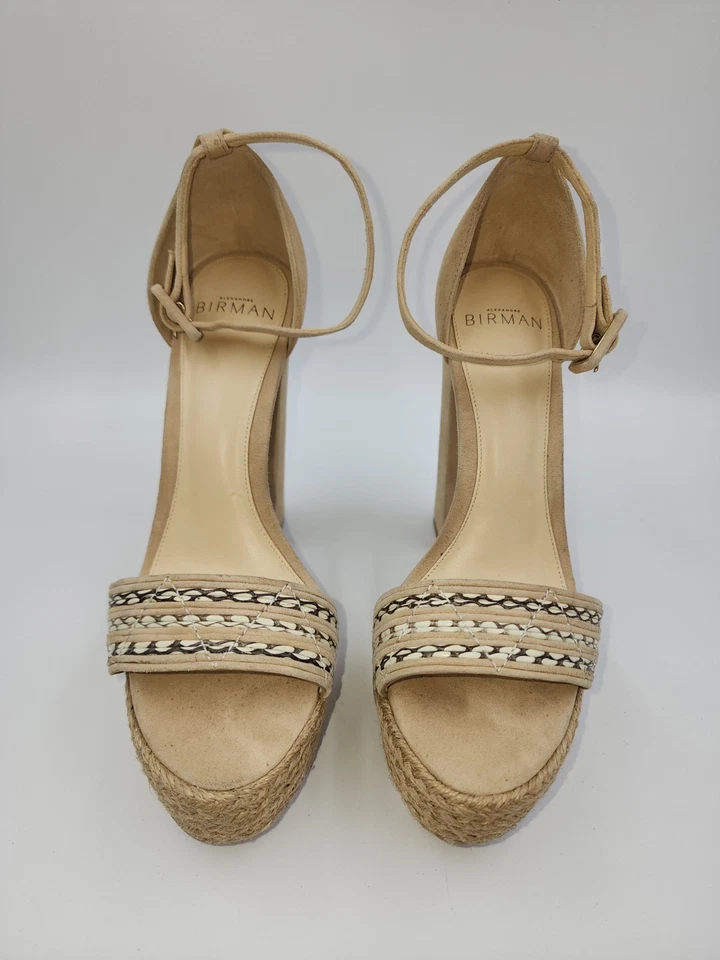 Alexandre Birman Para Mujer Alice Alpargata Plataforma Tacones Zapatos Talla 36/US 6 $795 Foto 3 de 4