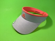 ADIDAS Aeroready Women s Fit Sport Visor Cap ONE SIZE Gray w/Pink Golf NEW