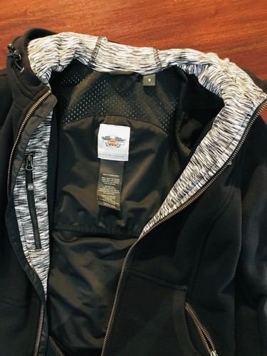 Harley Davidson Ladies Winter Zip Hoody Riding Fleece - Size S - Picture 6 of 9