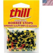 Dependable Bobber Stops for Fishing Floats - 40  Fluorescent Yellow Knots