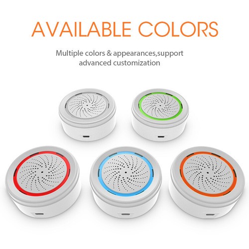 Tuya Zigbee Sound Light Sensor Smart Alarm Siren App Remote Contro Home Security - Picture 4 of 14