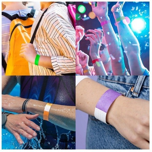Eintrittsbänder Kontrollbänder Eventbänder Einlassbändchen Armbänder Tyvek Band - Bild 8 von 26