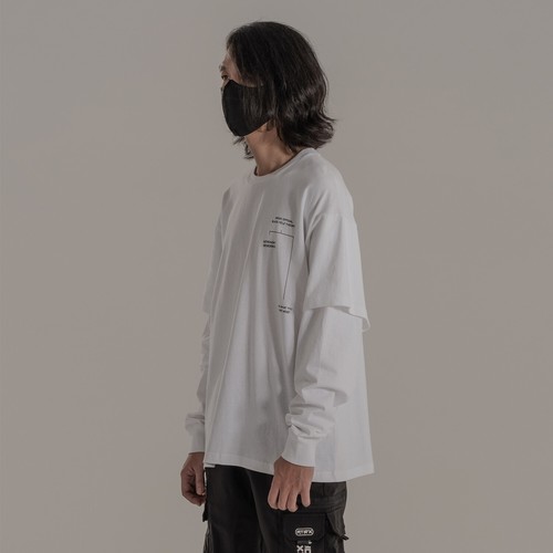 Niepce Men's Tech Evolution Long Sleeves Tee Streetwear Techwear T-shirt - Picture 21 of 25