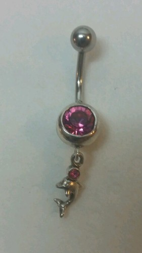 Bauchring Sterlingsilber mit Schmucksteinen  - Bild 1 von 2